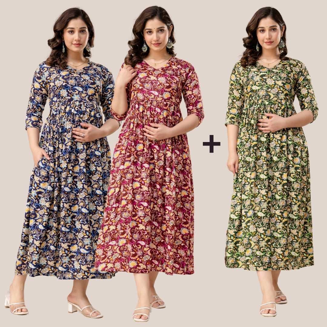 BUY 2 GET 1 FREE - Navy Blue | Maroon | Green
