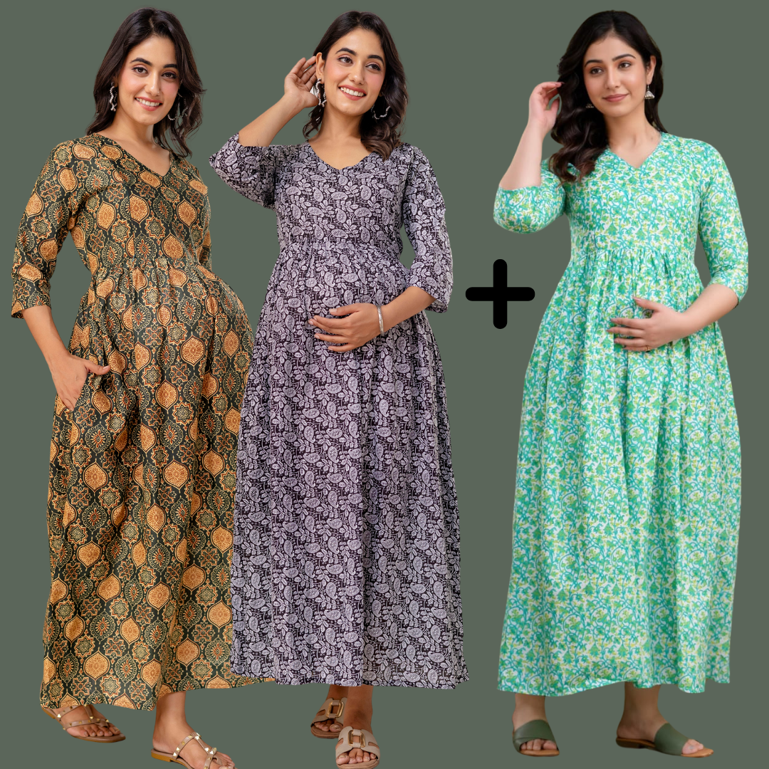BUY 2 GET 1 FREE - Mughal Green | Black | Aqua