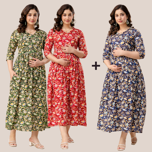 BUY 2 GET 1 FREE - Navy Blue | Red | Green