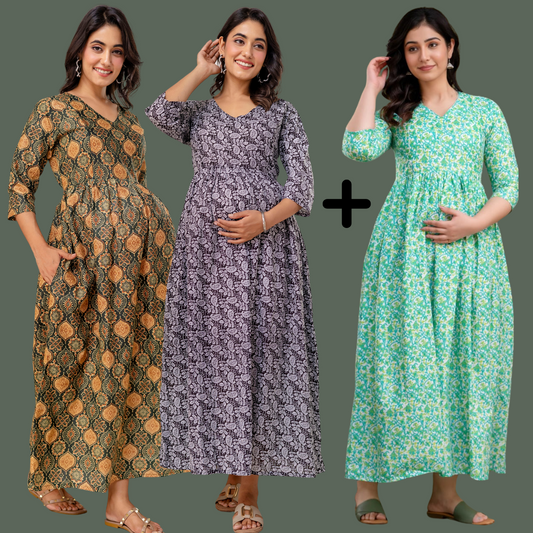BUY 2 GET 1 FREE - Mughal Green | Black | Aqua